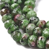 Dyed Natural Malaysia Jade Rondelle Beads Strands X-G-E316-2x4mm-43-3