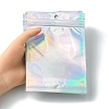 Rectangle Zip Top Plastic Glitter Holographic Bags OPP-YW0001-03C-4