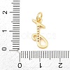 Brass Micro Pave Clear Cubic Zirconia Pendants CU-CBA7939-01T-G-3