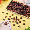 257Pcs Opaque Acrylic Beads OACR-TA0003-67-5