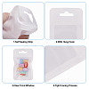 160Pcs Plastic Yin-yang Resealable Bags with Visible Window ABAG-TA0001-94C-5