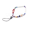 Handmade Lampwork Beaded Mobile Straps for Christmas HJEW-JM00446-05-1