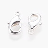 Brass Lobster Claw Clasps X-KK-S314-42S-1