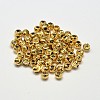 Rack Plating Brass Corrugated Round Spacer Beads X-KK-I600-4mm-G-RS-2