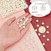 8mm About 200Pcs Glass Pearl Round Beads for Jewelry Making Round Box Kit Anti-flash White HY-PH0001-8mm-011-4