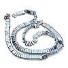 Electroplated Non-magnetic Synthetic Hematite Beads Strands G-C106-B02-03A-2