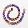 Natural Fire Crackle Agate Bead Strands G-K166-06F-10mm-07-2