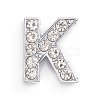 Alloy Slide Charms LS-ALRI-WH0005-09K-P-1