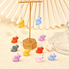 24Pcs 8 Colors Opaque Resin Pendants RESI-CA0001-55-4