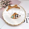 Flatback Resin Pendants RESI-CJC0005-11B-1