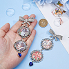 2Pcs Alloy Pendant Cabochon Settings JEWB-DC00004-3