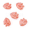 5Pcs Handmade Porcelain Beads PORC-TADJ0001-05G-2