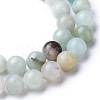 Natural Flower Amazonite Round Bead Strands X-G-D608-8mm-3