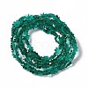 Transparent Electroplate Glass Beads Strands GLAA-C023-03B-2