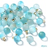 40Pcs Transparent Spray Painted Glass Charms GLAA-YW0003-89C-1