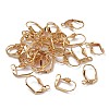 Brass Leverback Earring Findings KK-F824-006G-2