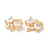 Brass with Glass Charms KK-F860-58G-2