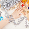 Polyester Tassel Lace Ribbon OCOR-WH0079-75D-3