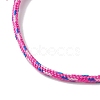 Adjustable Polyester & Spandex Cord Bracelets for Men Women BJEW-JB12092-02-3