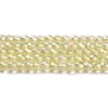 Electroplate Transparent Glass Beads Strands LS-GLAA-H021-01A-FR04-2