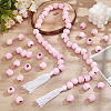 250Pcs Wood European Rondelle Beads WOOD-PH0003-47B-4