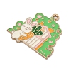 Animal Forest Theme Zinc Alloy Enamel Pendants FIND-Z065-01H-2