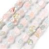 Natural Morganite Beads Strands G-P497-01C-57-1