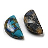 Imitation Jade Glass Cabochons X-FIND-C039-04-2