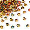 140Pcs 7 Colors Electroplate Glass Beads GLAA-TA0002-65-2