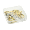 8 Styles Tibetan Style Alloy Toggle Clasps FIND-FS0002-43-6