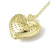 Heart Loose Tea Infuser AJEW-G045-01G-3
