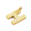 Ion Plating(IP) 304 Stainless Steel Charms STAS-G345-01G-H-2