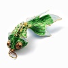 Brass Cloisonne Pendants KK-P251-A04-G-2