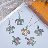 CHGCRAFT Plated Alloy Pendants FIND-CA0008-28-5