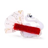 Cloth Alligator Hair Clips OHAR-C003-10A-2