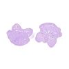 Frosted Transparent Acrylic Beads X1-OACR-P029-18B-04-2