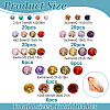 104Pcs Cubic Zirconia Cabochons ZIRC-PH0001-51-2