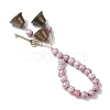 Brass Bell Key Pendant Decorations HJEW-JM04230-01-4