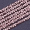 Transparent Glass Beads Strands GLAA-R135-2mm-12-2
