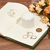 Velvet Cover Plastic Couple Ring Box VBOX-WH20001-02A-3