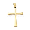 304 Stainless Steel Pendants Ion Plating(IP) STAS-G093-16G-1