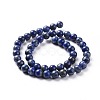 Natural Lapis Lazuli Round Beads Strands G-I181-09-8mm-5