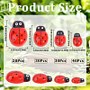 120Pcs 4 Styles Opaque Resin Cabochons CRES-PA0001-03-2