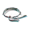 Polyester-cotton Braided Rhombus Pattern Cord Bracelet FIND-PW0013-001A-19-3