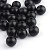 Dyed Natural Wood Beads WOOD-S662-7x8mm-06-1