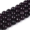 Dyed Natural White Jade Beads Strands G-T139-8mm-60-02-4