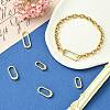 6Pcs 3 Styles Brass Spring Gate Rings KK-CJ0004-29-6