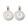 304 Stainless Steel Pendants STAS-I204-A-P-1