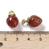 Natural Agate Pendants G-Z052-04B-3