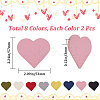 Gorgecraft 16Pcs 8 Colors PU Leather Bookmarks AJEW-GF0007-08-2